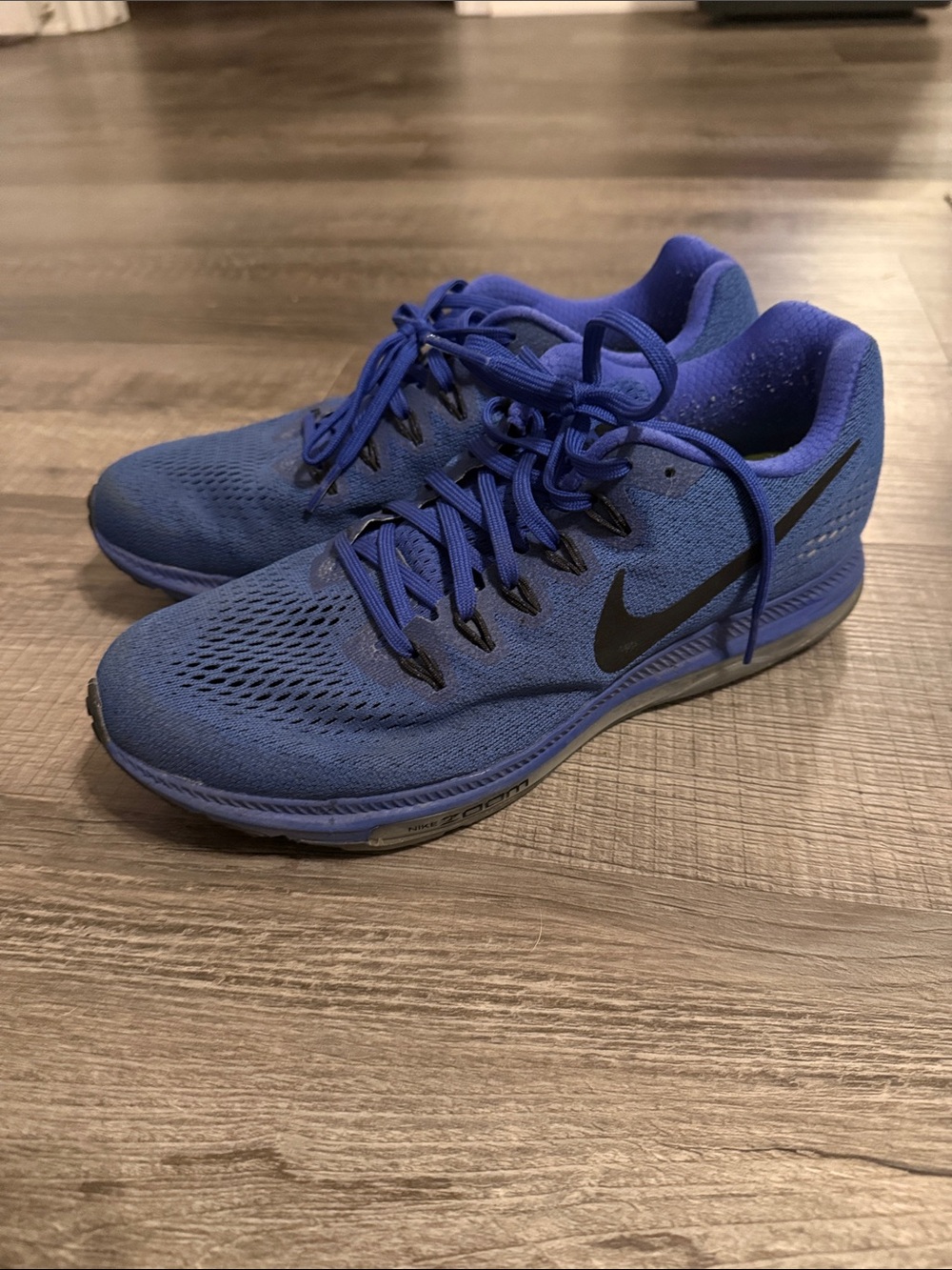 Nike Royal Blue Running Shoes with Black Swoosh